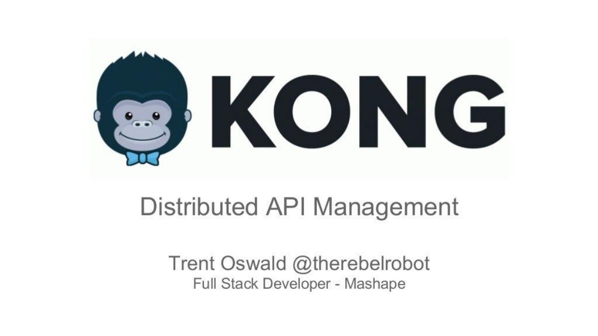 Kong pitch deck slide 1 of 10