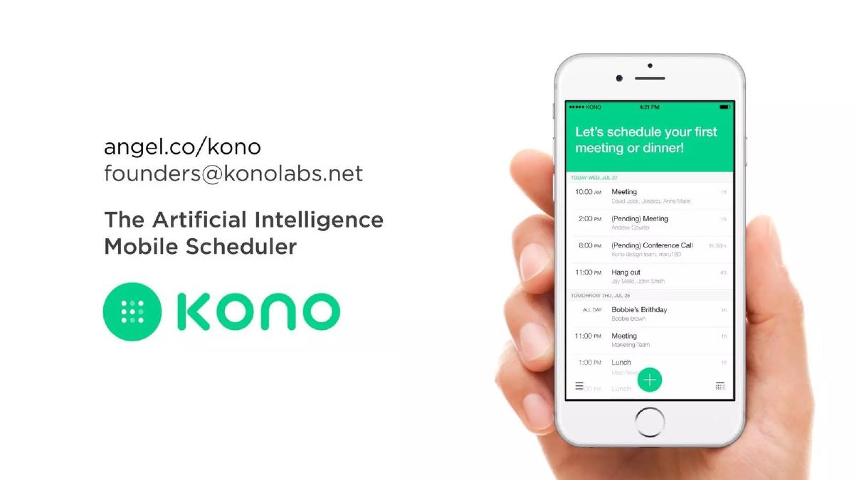 Kono (Konolabs) pitch deck slide 1 of 15