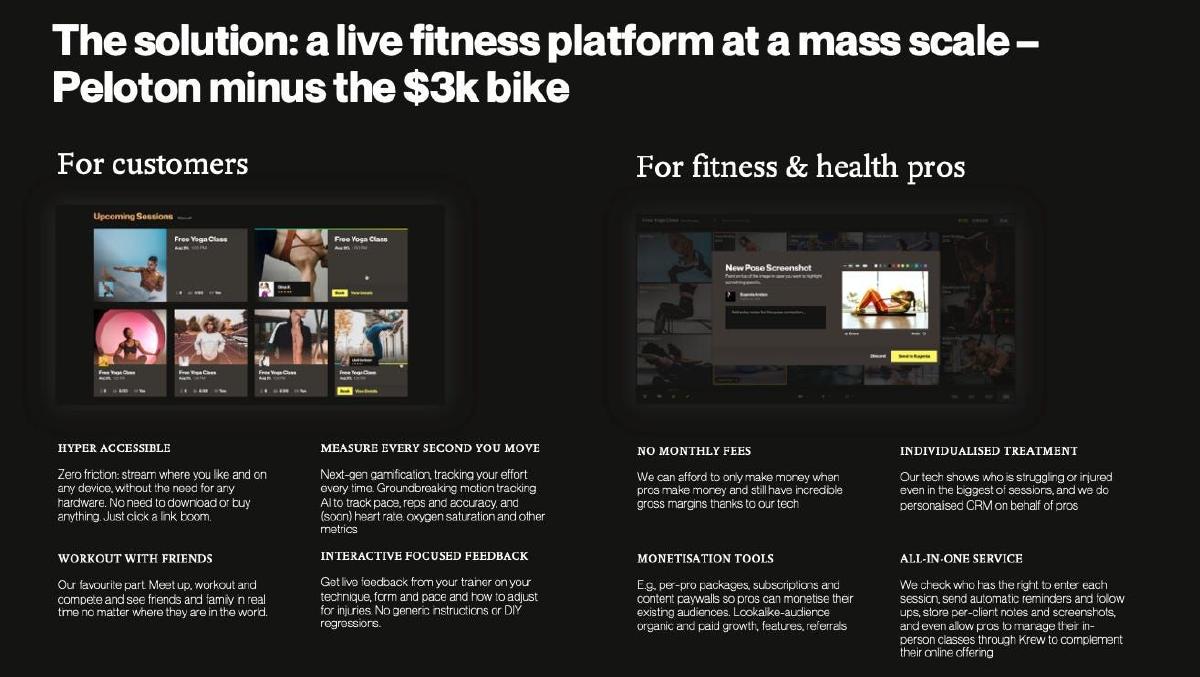 Krew pitch deck slide 4 of 18