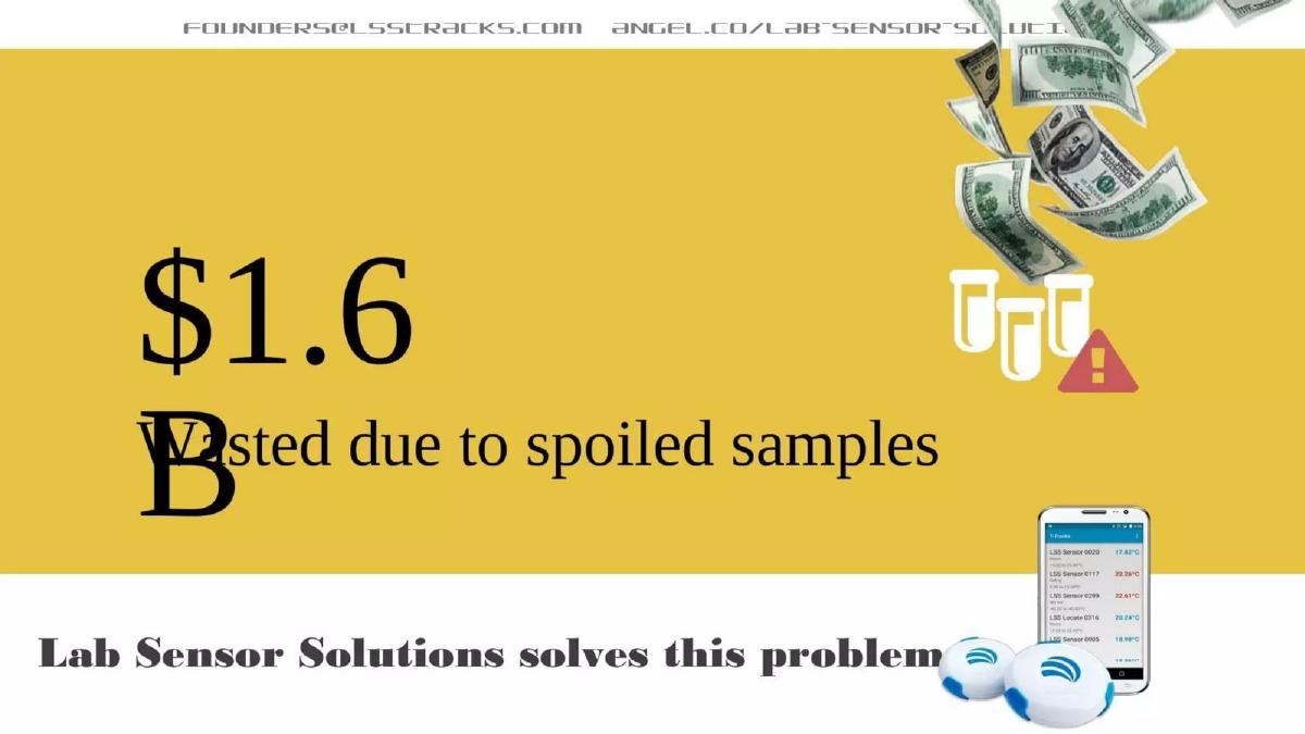Lab Sensor Solutions pitch deck slide 5 of 11