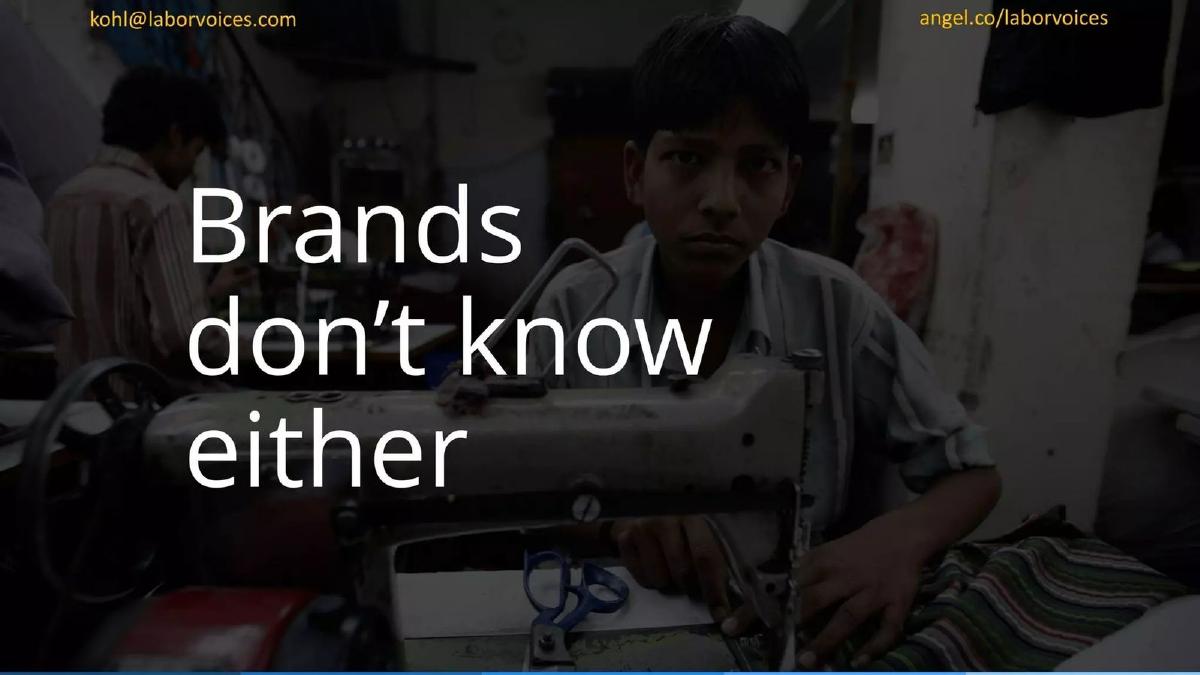 LaborVoices pitch deck slide 3 of 10