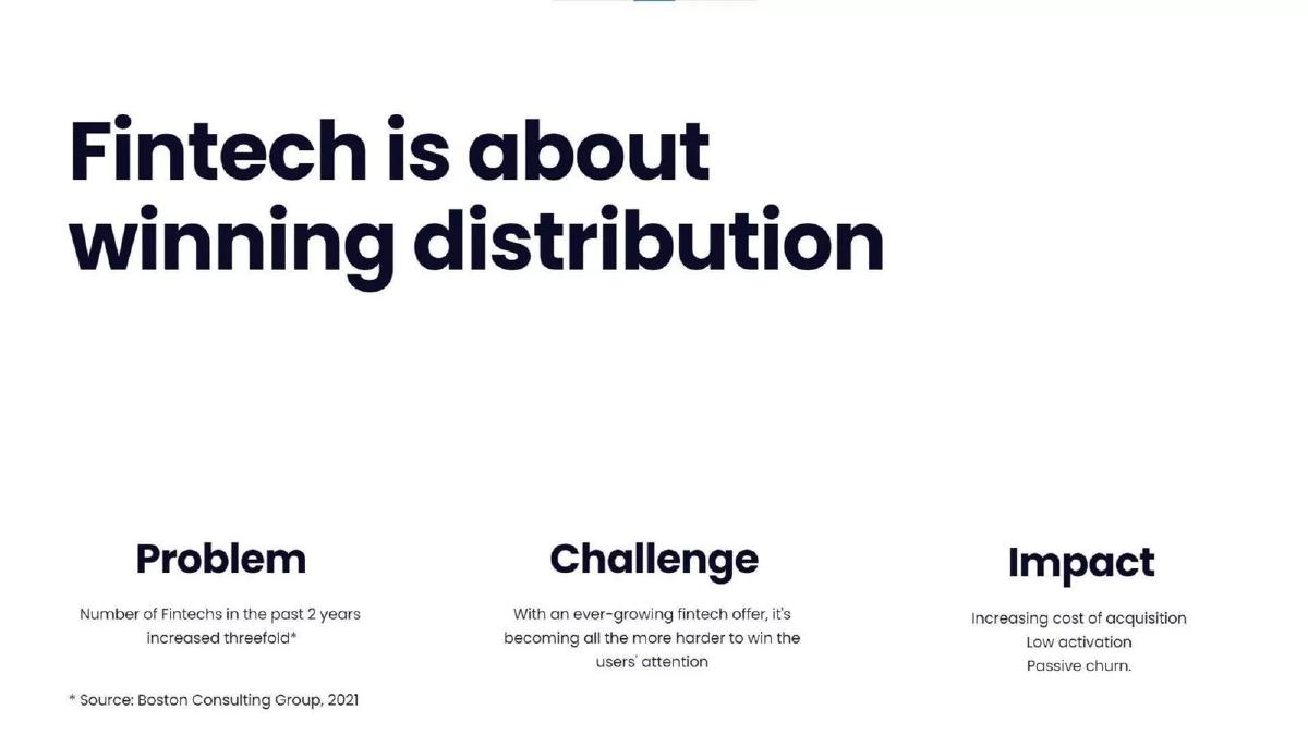 Lago pitch deck slide 3 of 18