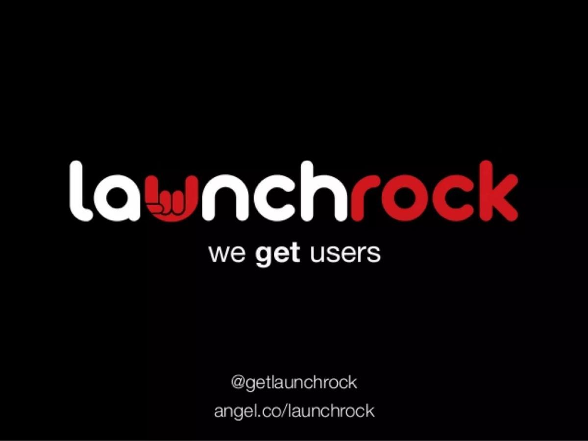 Launchrock pitch deck slide 1 of 16