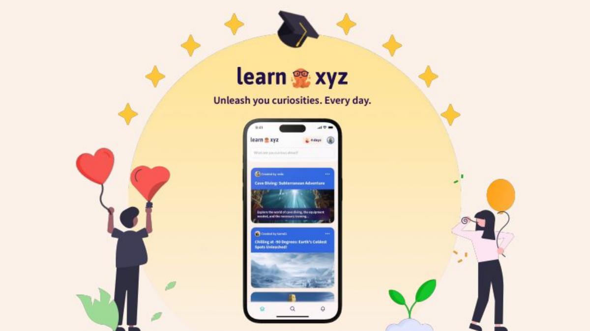 Learn.xyz pitch deck slide 1 of 11