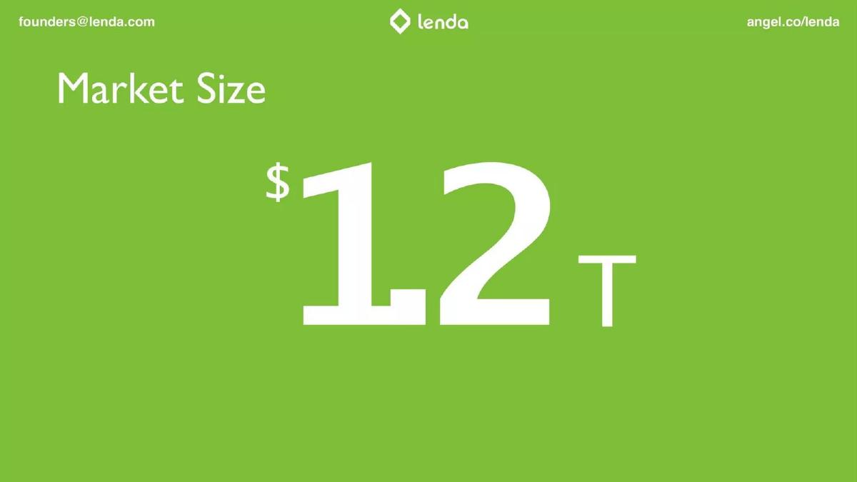 Lenda pitch deck slide 2 of 10