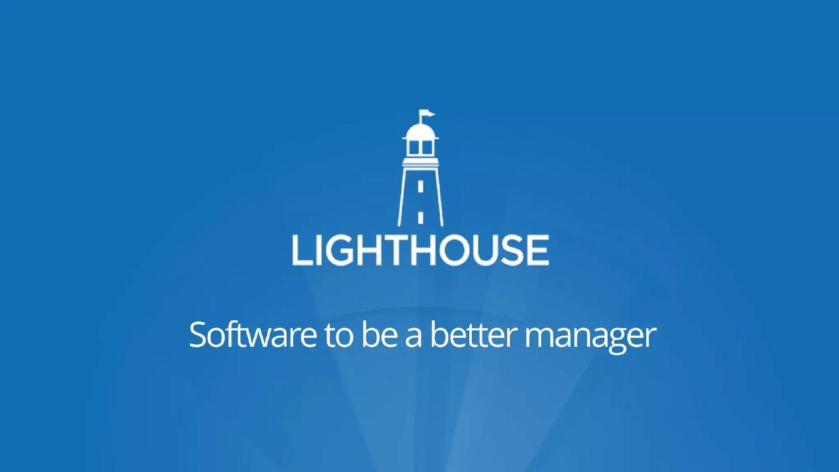 Lighthouse pitch deck slide 1 of 10