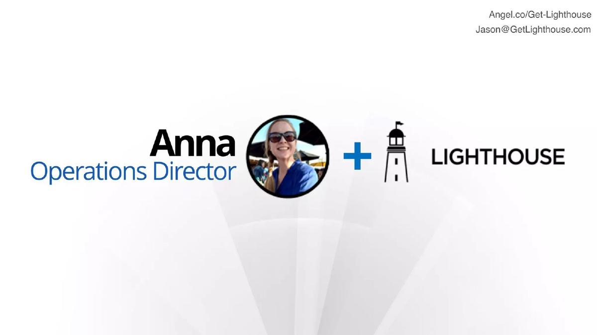Lighthouse pitch deck slide 6 of 10