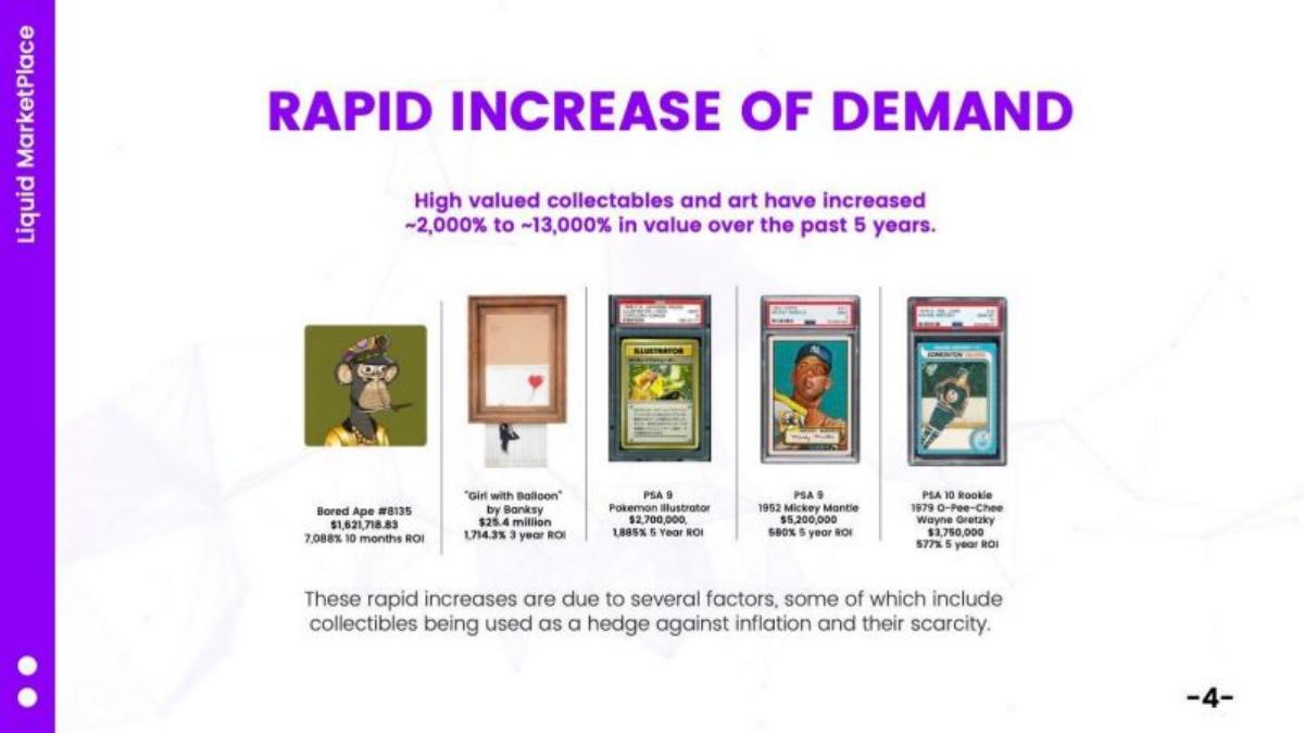 Liquid Marketplace pitch deck slide 1 of 16