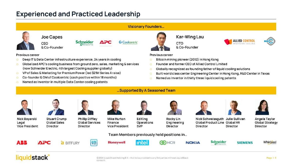 LiquidStack pitch deck slide 3 of 13