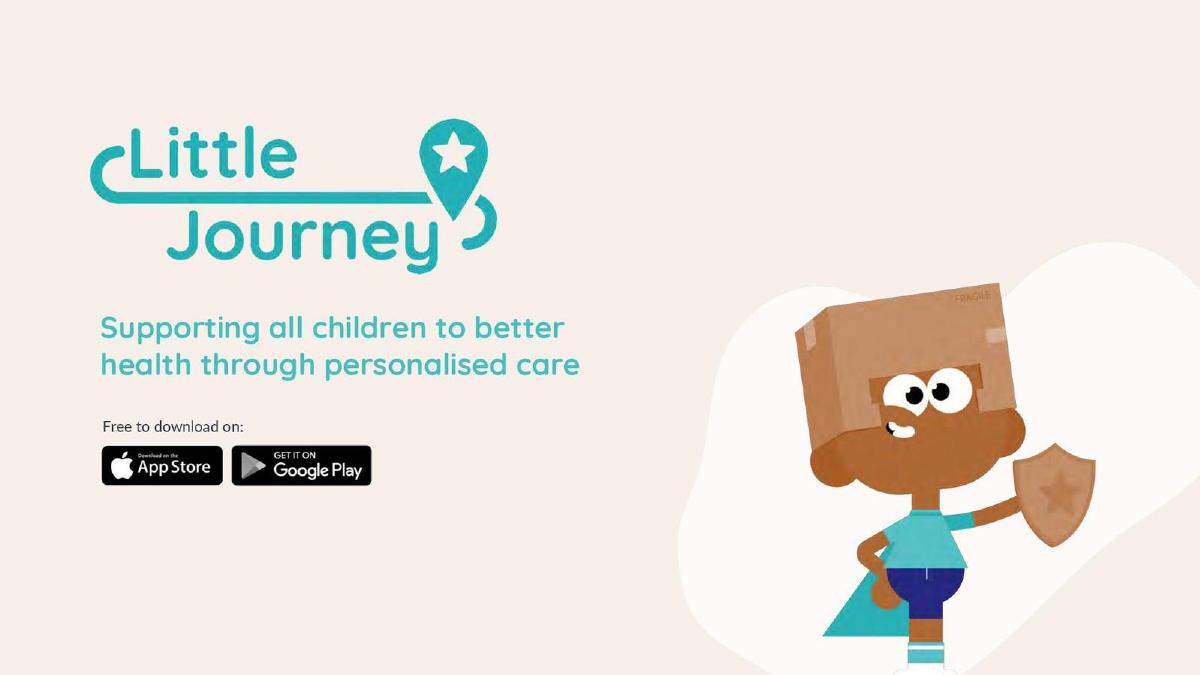 Little Journey pitch deck slide 1 of 12