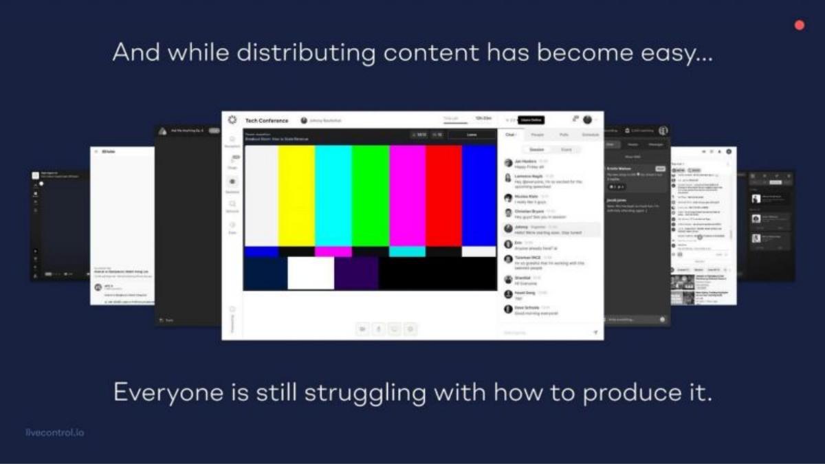 LiveControl pitch deck slide 5 of 18