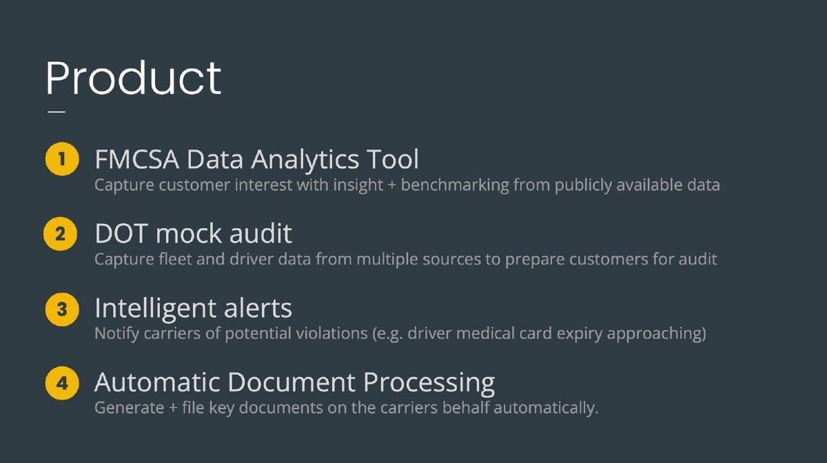 LogRock pitch deck slide 5 of 10