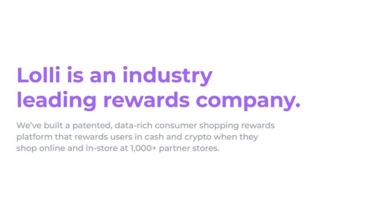 Lolli pitch deck slide 2 of 11