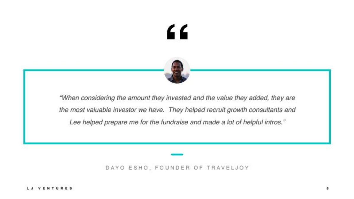 Long Journey Ventures Fund I pitch deck slide 6 of 22