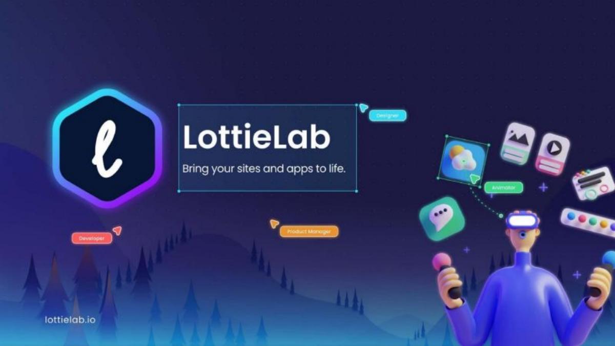 LottieLab pitch deck slide 1 of 13