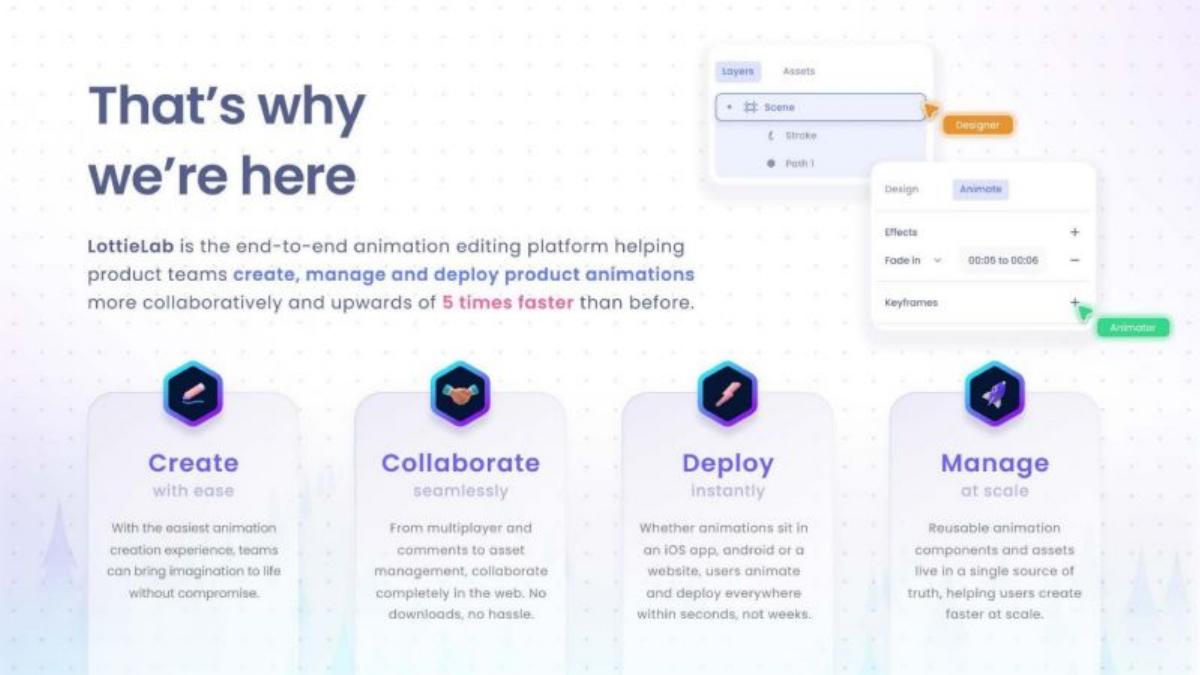 LottieLab pitch deck slide 4 of 13