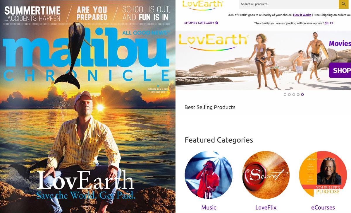 LovEarth Inc. pitch deck slide 1 of 13