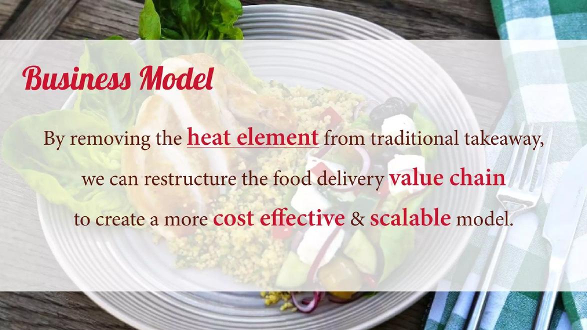 LoveThyChef pitch deck Value chain slide slide 7