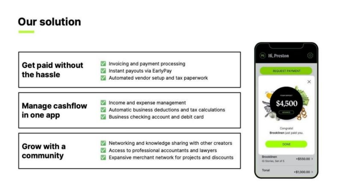 Lumanu pitch deck slide 5 of 9