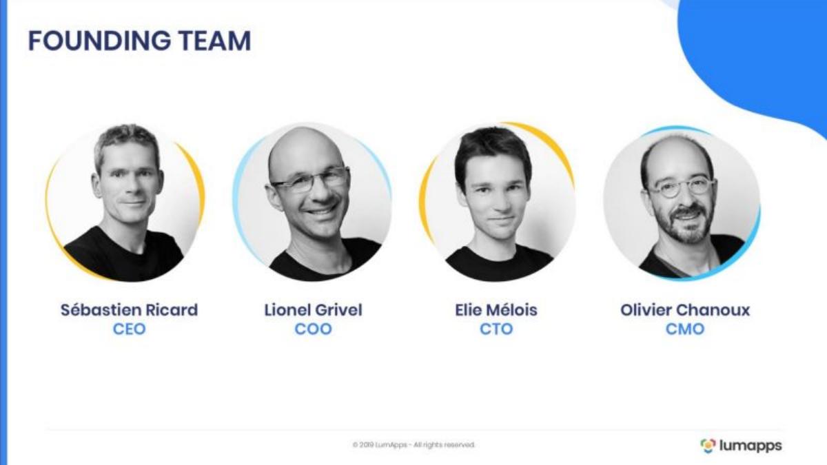 LumApps pitch deck slide 4 of 10