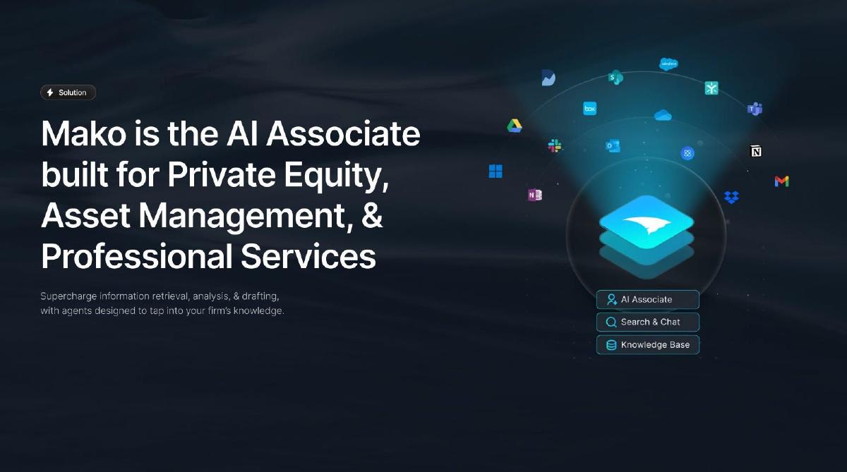 Mako AI pitch deck slide 4 of 9