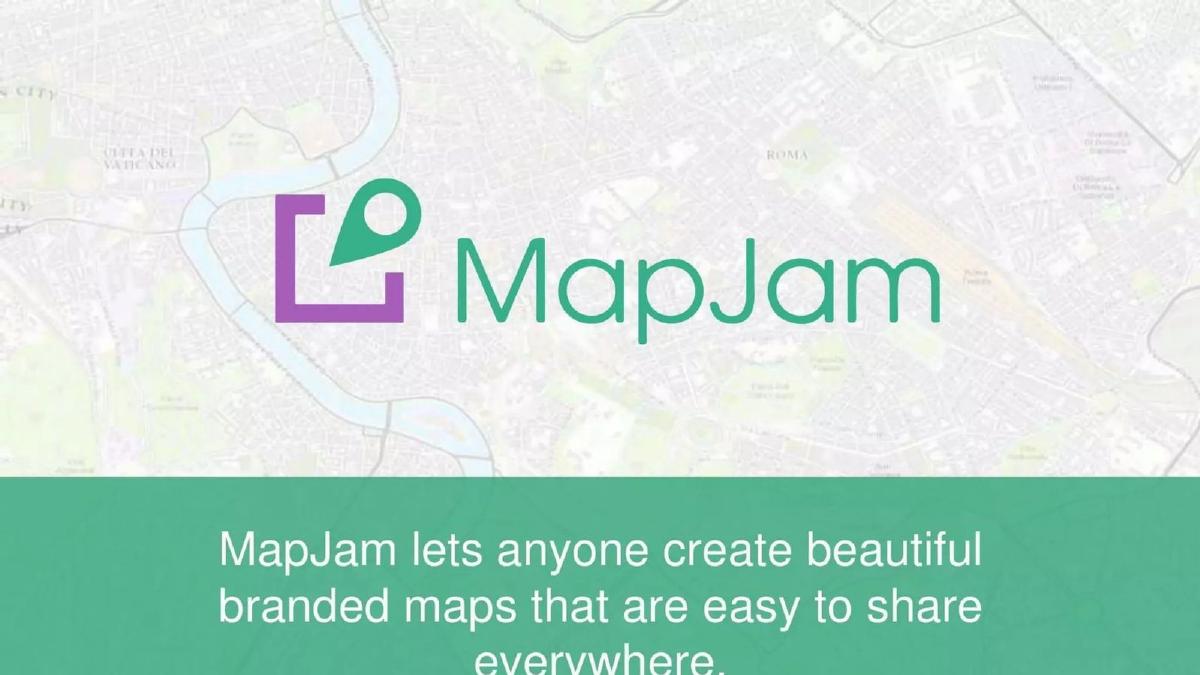 MapJam pitch deck slide 1 of 11