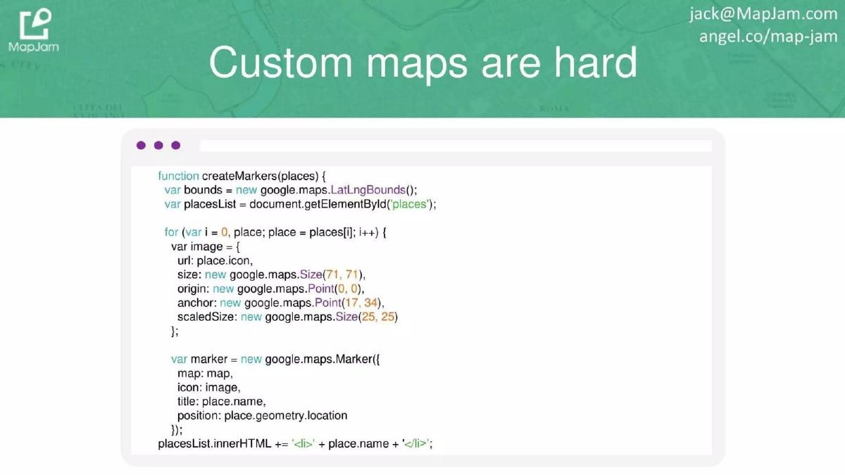 MapJam pitch deck slide 4 of 11