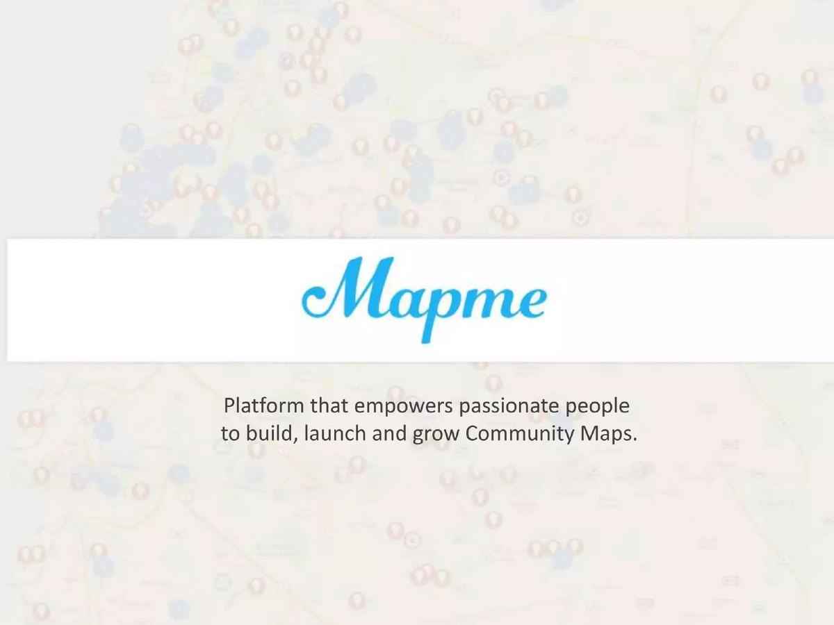 MapMe pitch deck slide 5 of 14