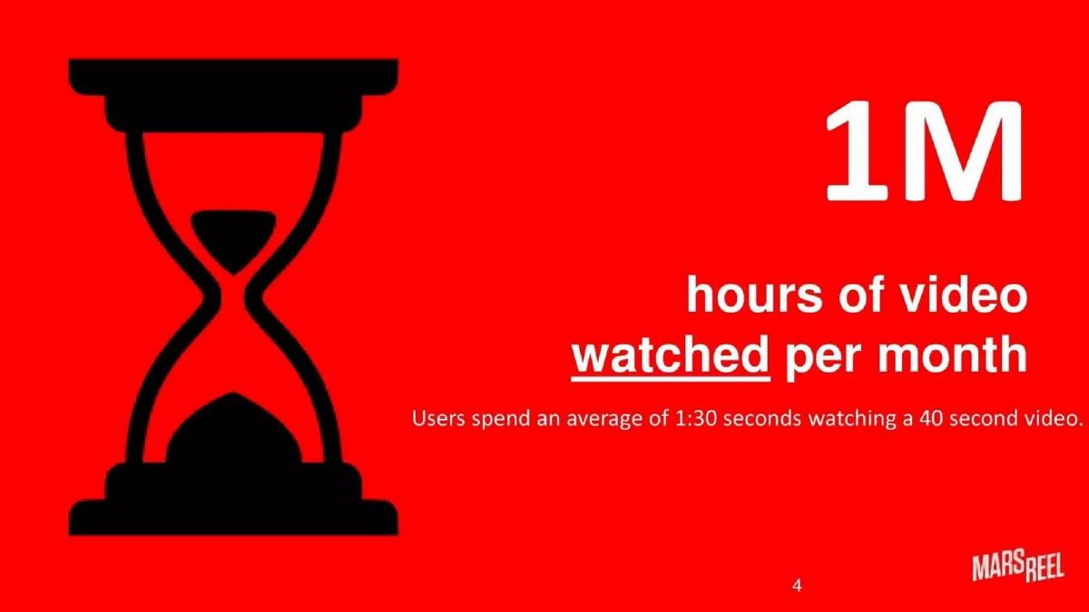 Mars Reel pitch deck slide 4 of 8