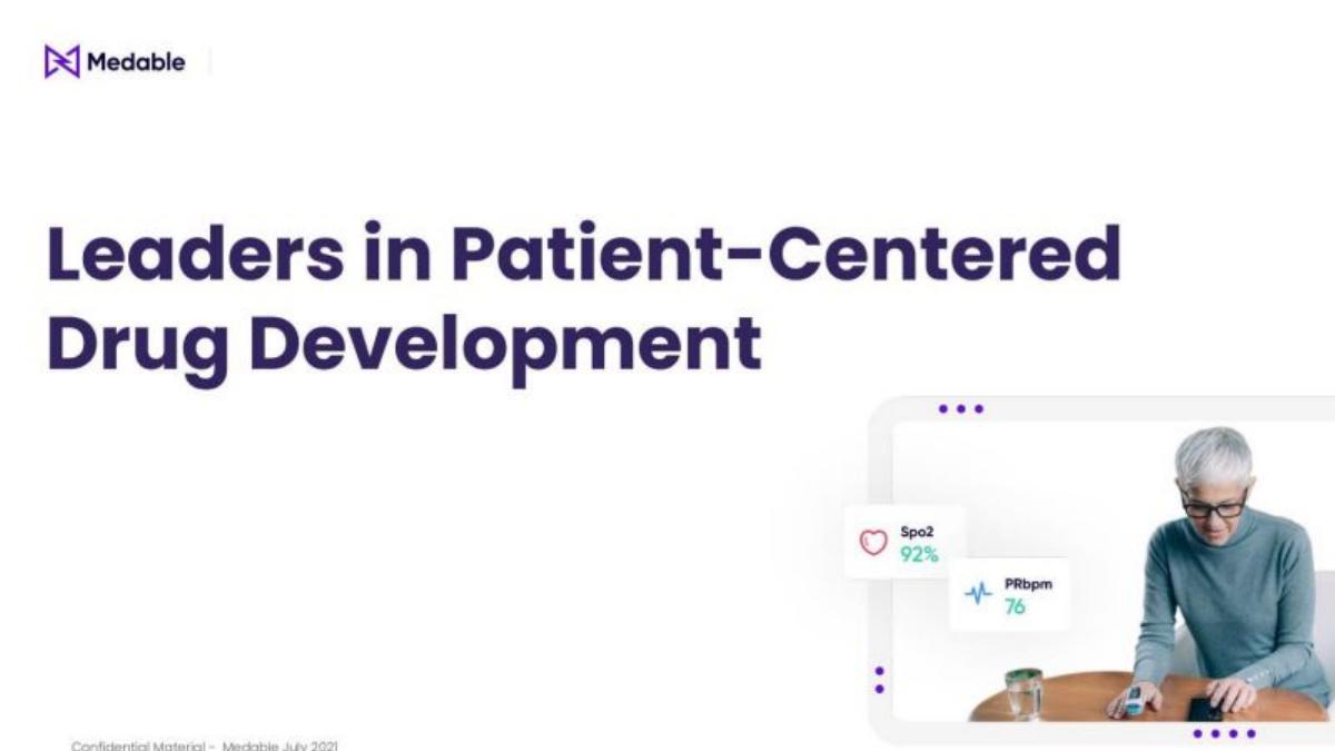 Medable pitch deck slide 1 of 19