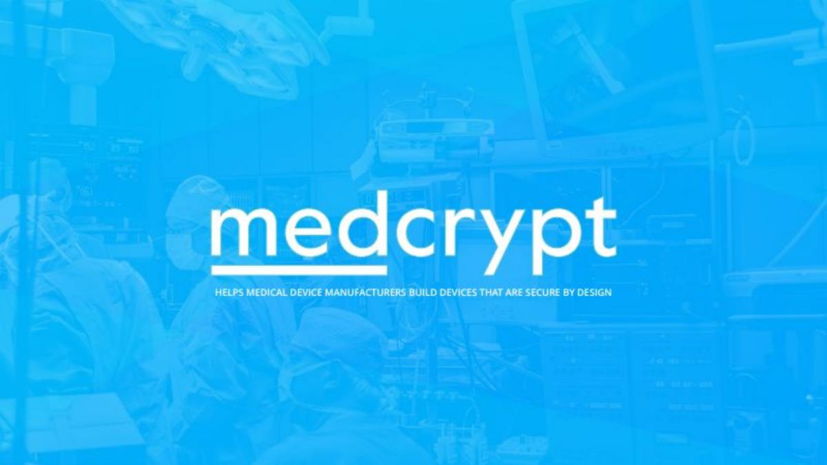 MedCrypt pitch deck slide 1 of 13