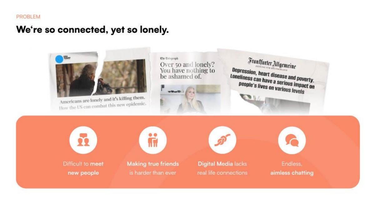 Meet5 pitch deck slide 3 of 11