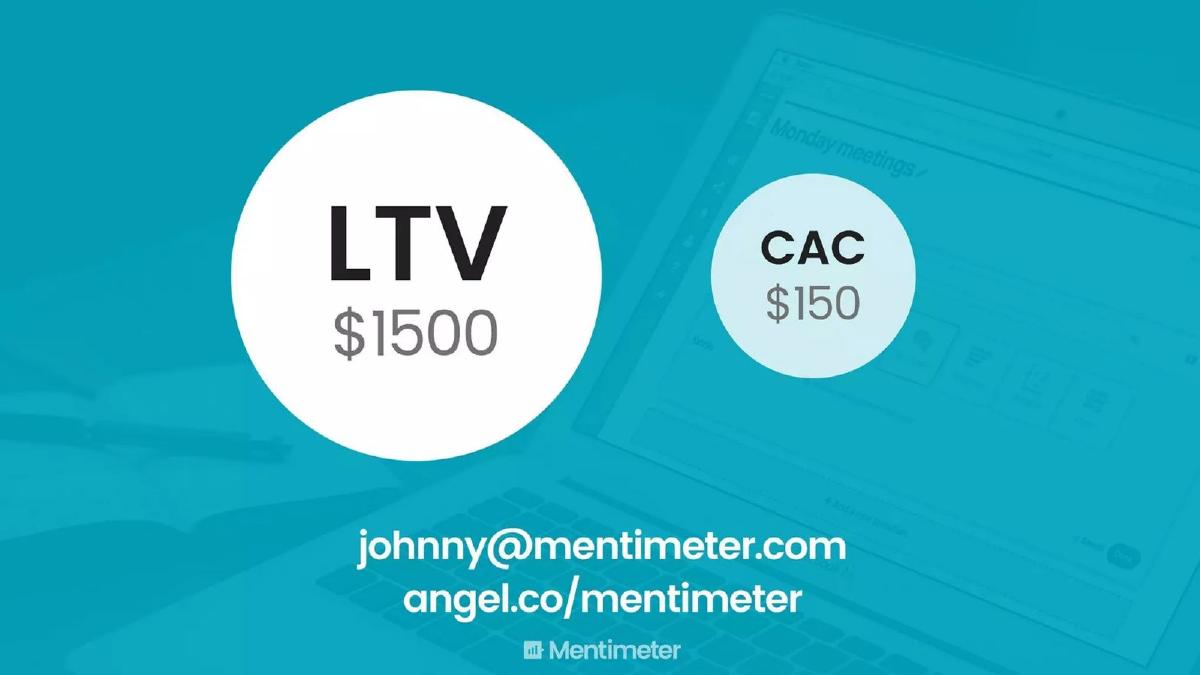 Mentimeter pitch deck slide 4 of 4