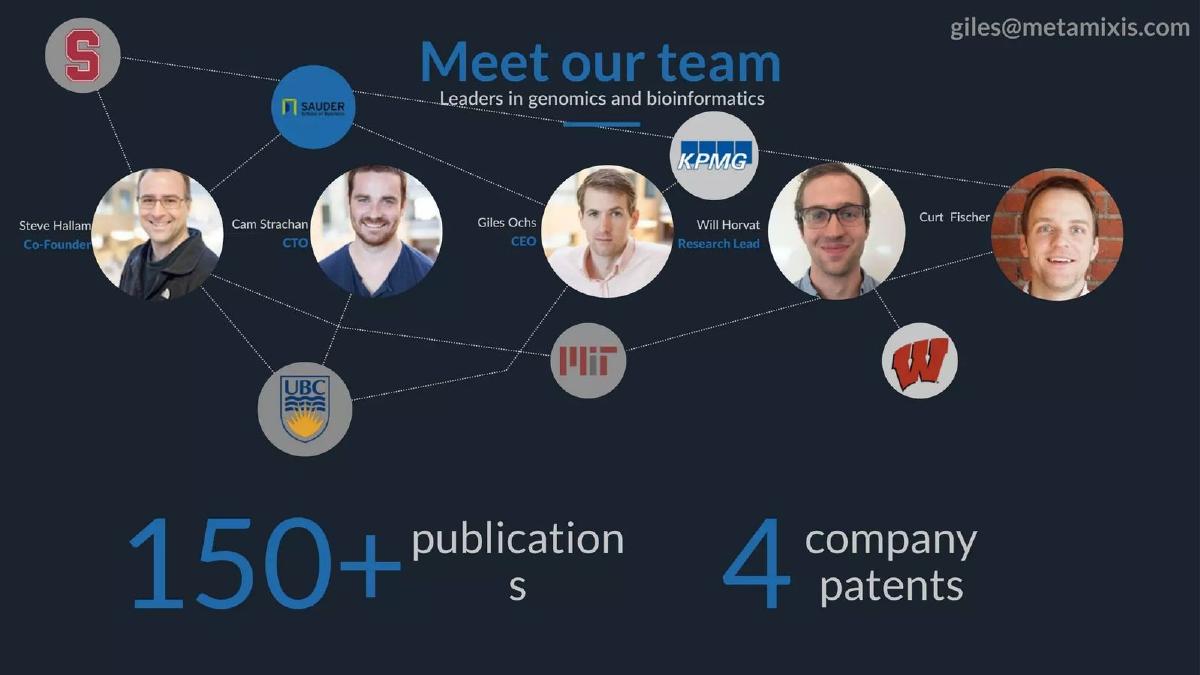 MetaMixis pitch deck slide 4 of 6