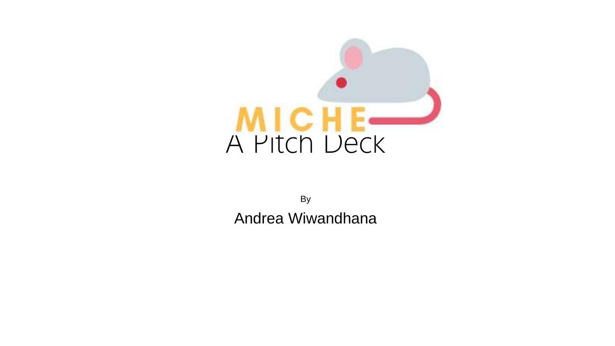 Miche pitch deck slide 1 of 9