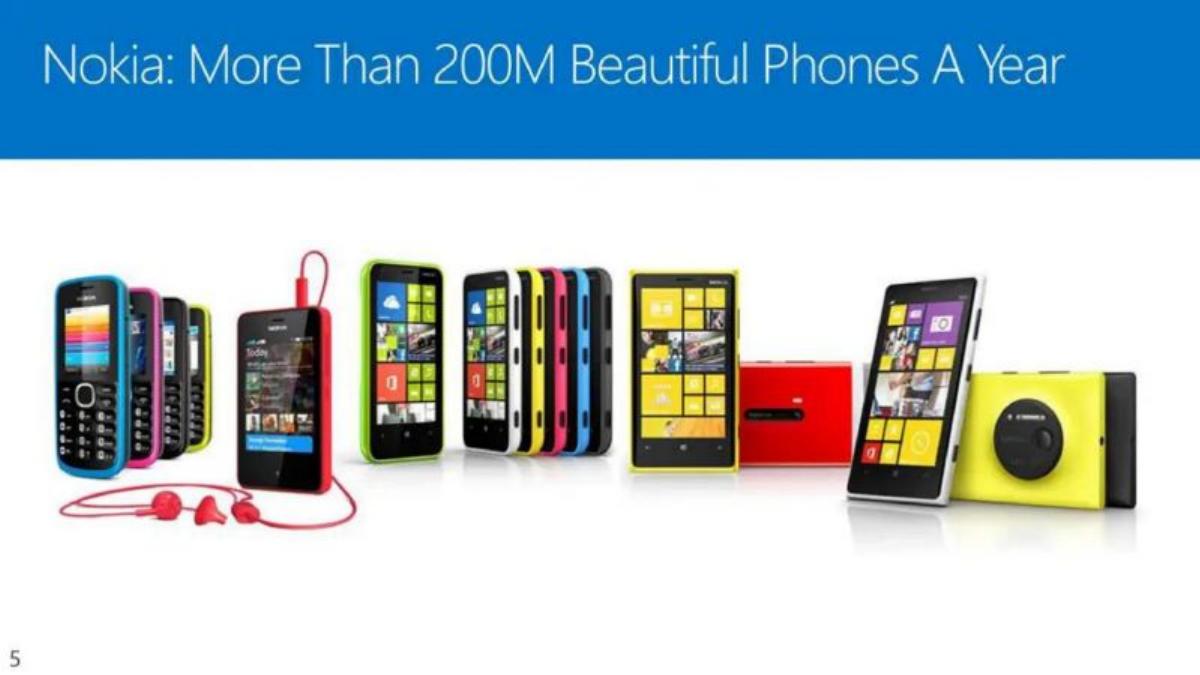 Microsoft × Nokia Acquisition pitch deck slide 5 of 31