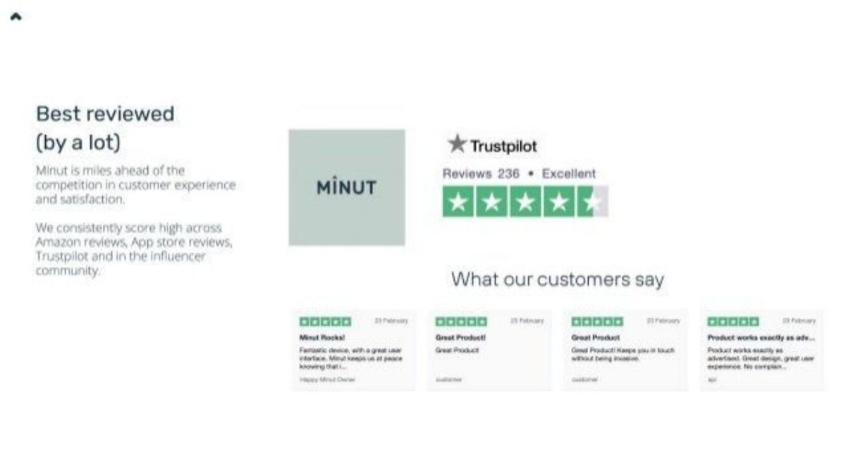 Minut pitch deck slide 4 of 8