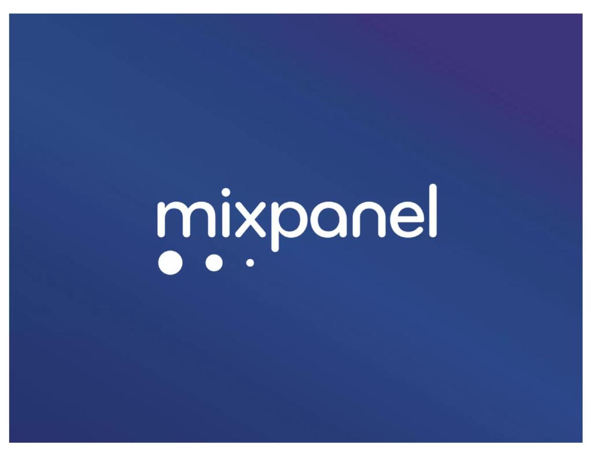Mixpanel pitch deck slide 1 of 12