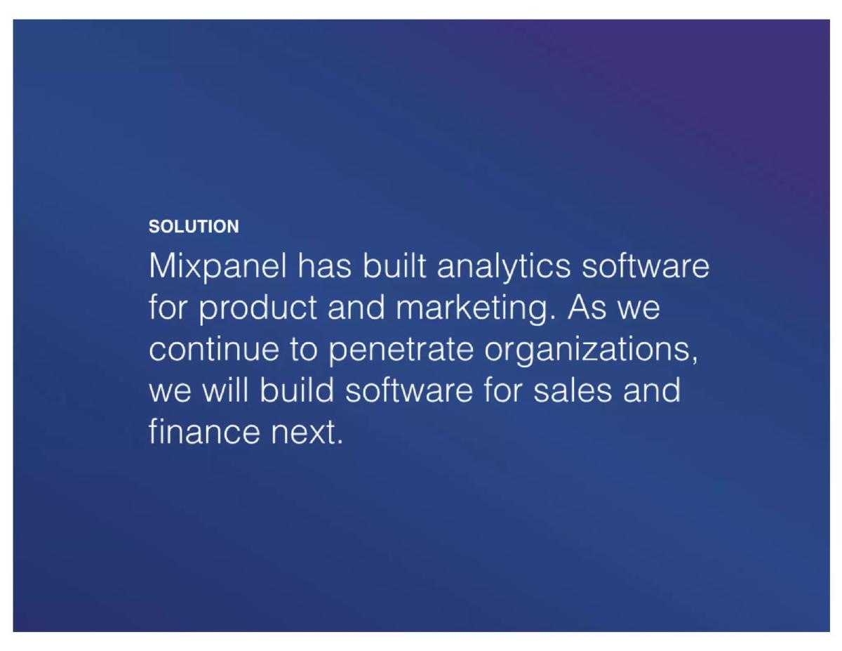 Mixpanel pitch deck slide 4 of 12