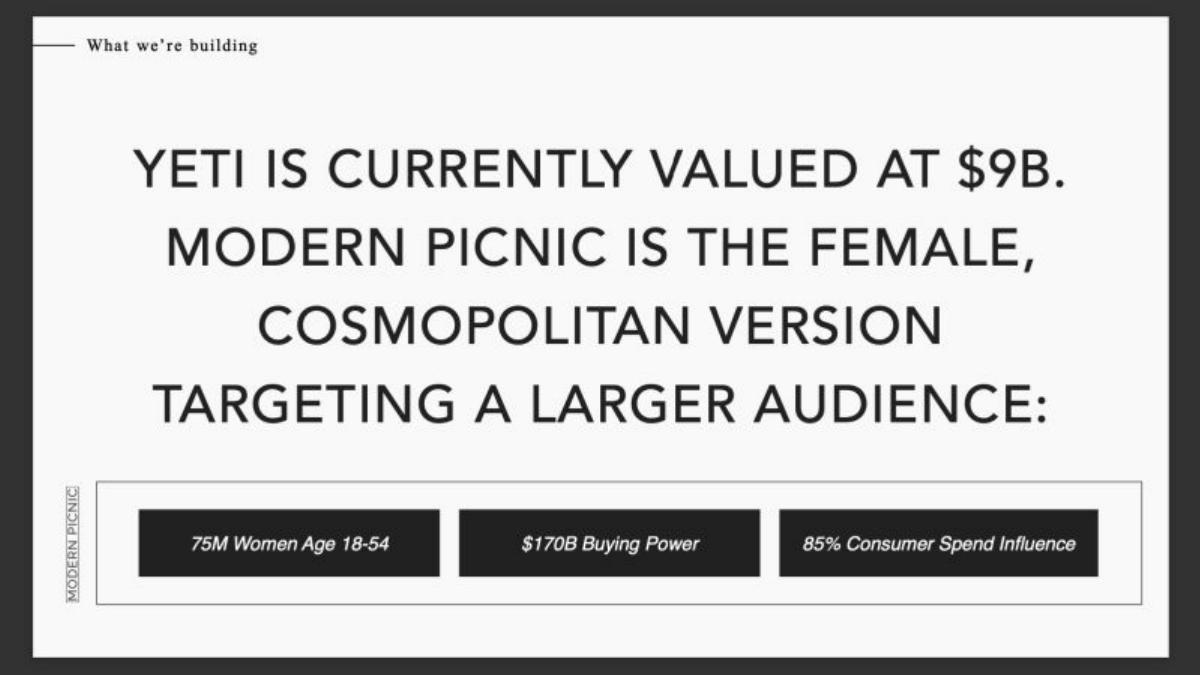 Modern Picnic pitch deck slide 4 of 27