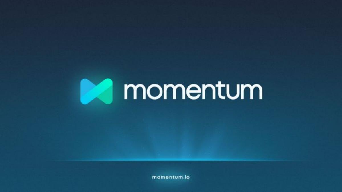 Momentum pitch deck slide 1 of 20