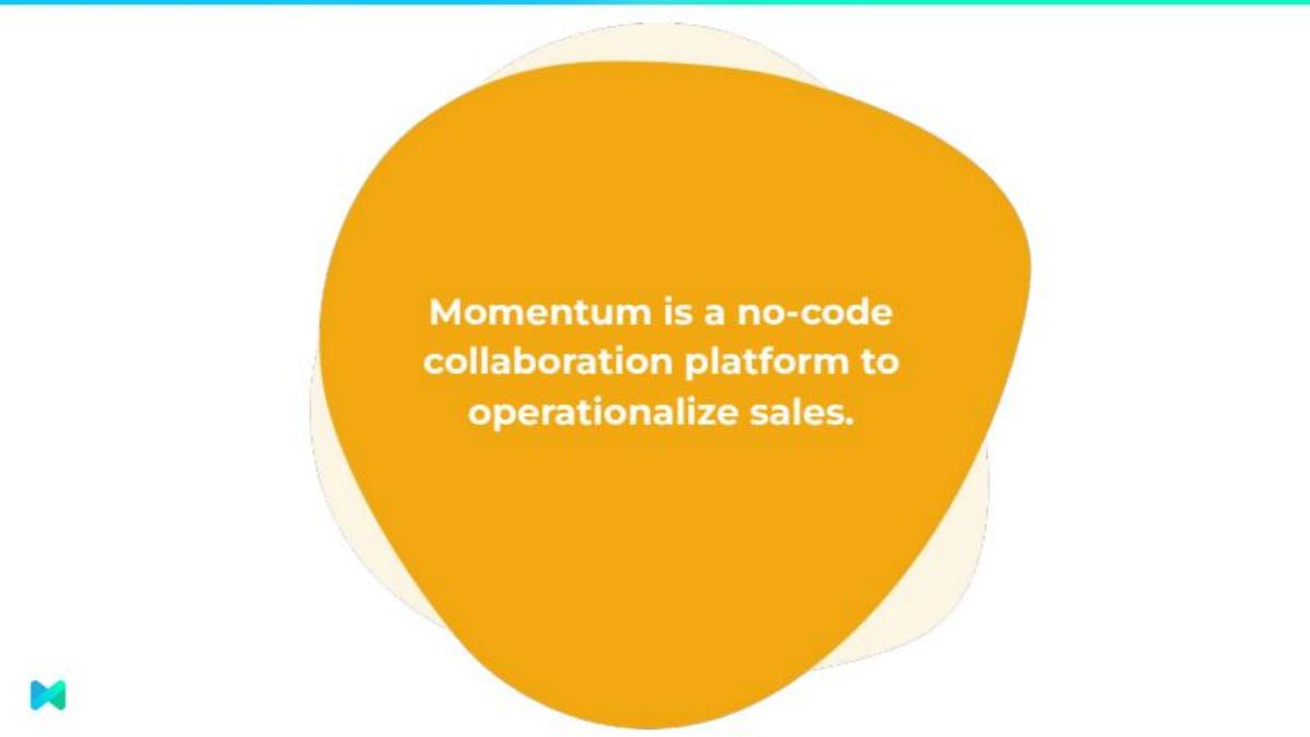 Momentum pitch deck slide 6 of 20