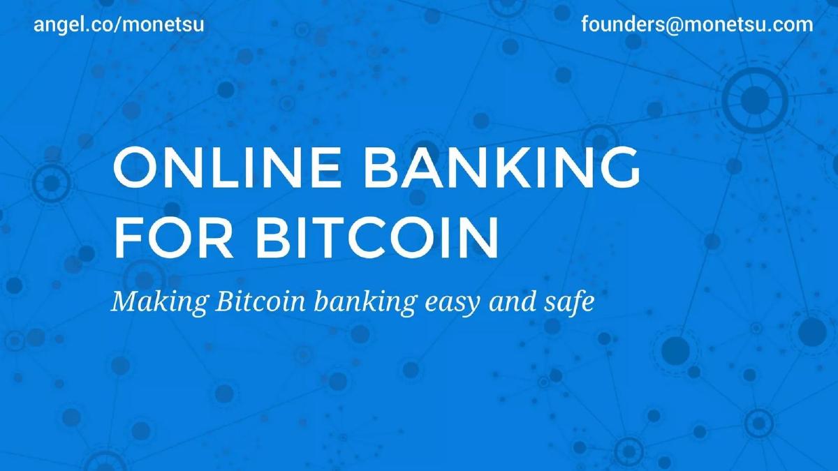 Monetsu (formerly myMoneycloud) pitch deck slide 2 of 9