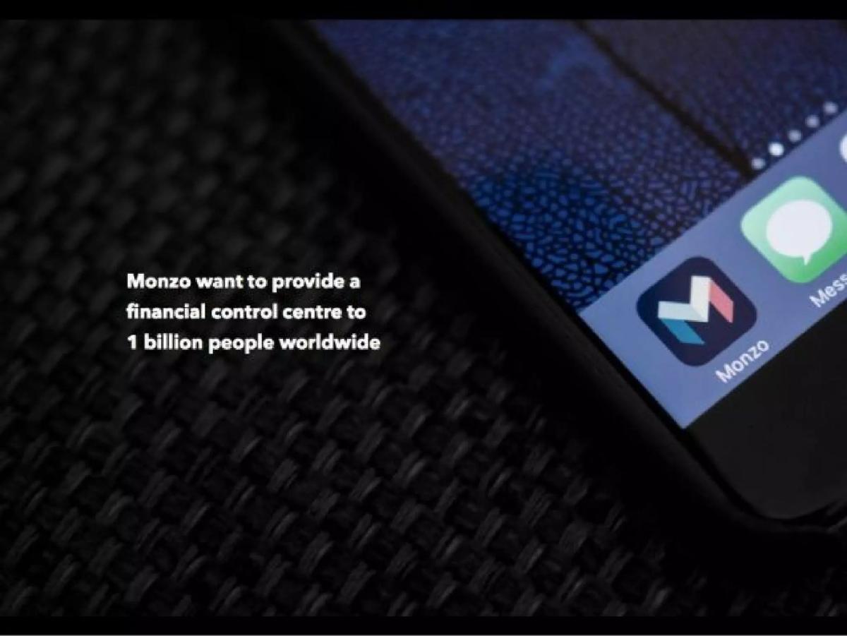 Monzo pitch deck slide 2 of 16