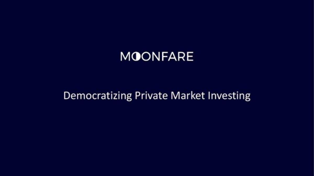 Moonfare pitch deck slide 1 of 12