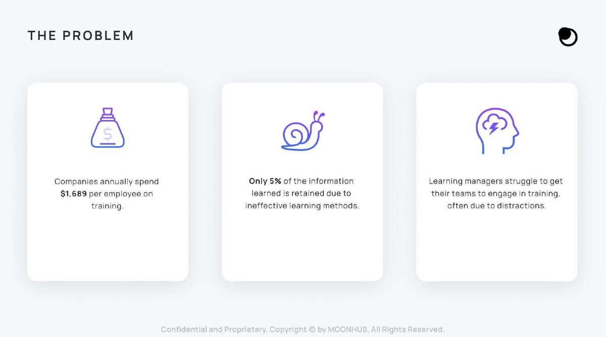 Moonhub pitch deck slide 2 of 13