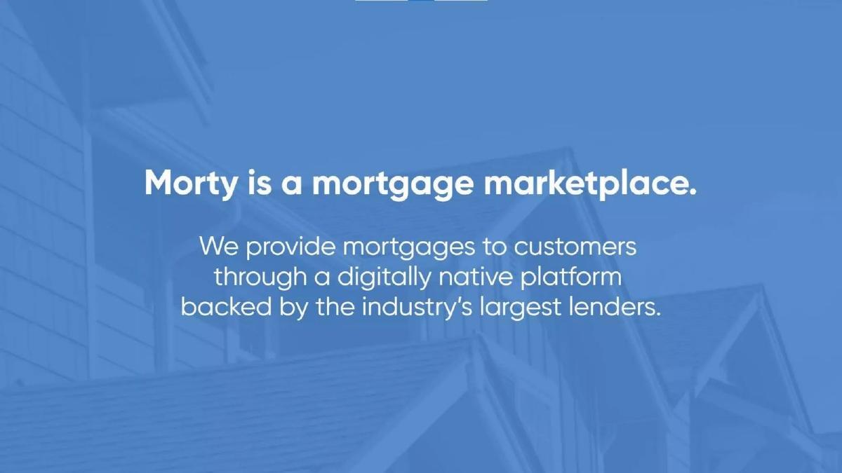 Morty pitch deck slide 2 of 12