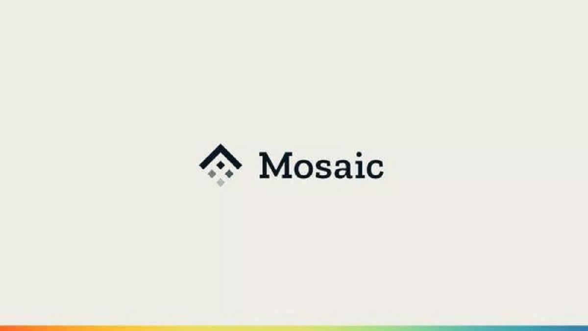 Mosaic pitch deck slide 1 of 21