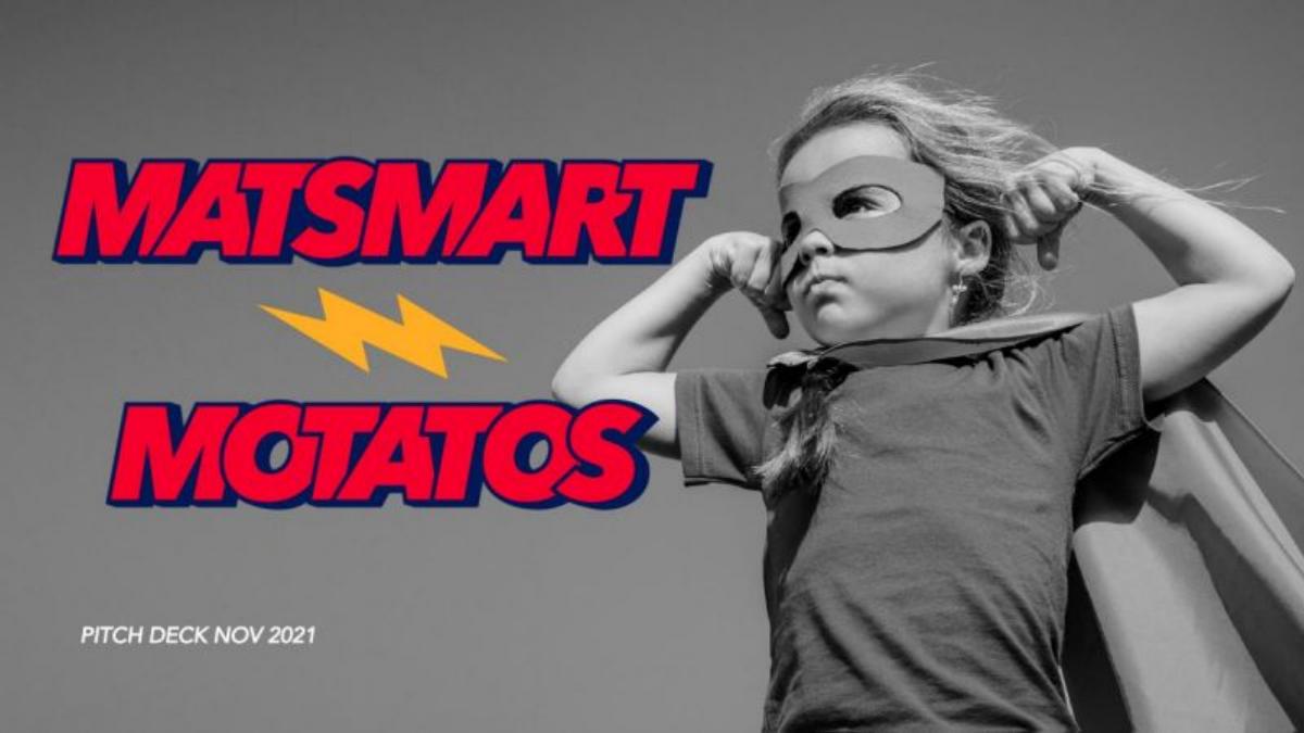 Motatos (Matsmart) pitch deck slide 1 of 13