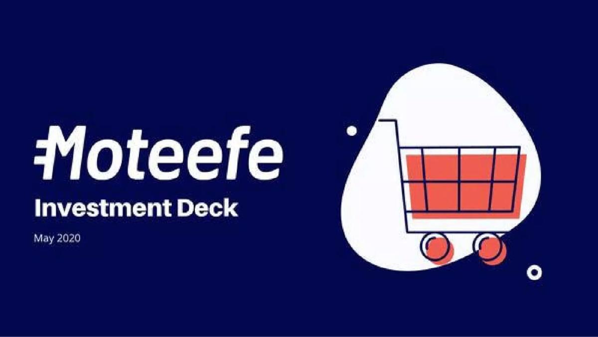 Moteefe pitch deck slide 1 of 12